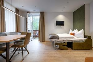 A seating area at Villa Fauster Pustrabase