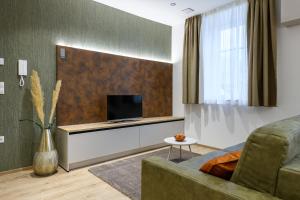 A seating area at Villa Fauster Pustrabase