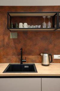 A kitchen or kitchenette at Villa Fauster Pustrabase