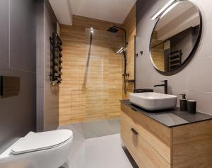 Kúpeľňa v ubytovaní Portowa Przystań by Comfort Apartments + 12 fotografií