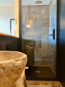 Kúpeľňa v ubytovaní Panorama Suite & Spa
