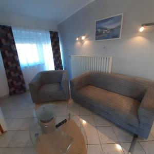 Istumisnurk majutusasutuses HANNA Apartman