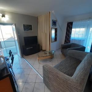 Istumisnurk majutusasutuses HANNA Apartman