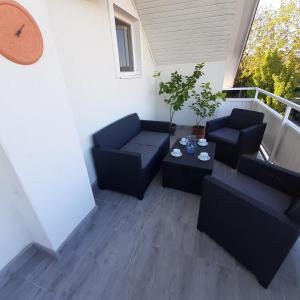 Istumisnurk majutusasutuses HANNA Apartman