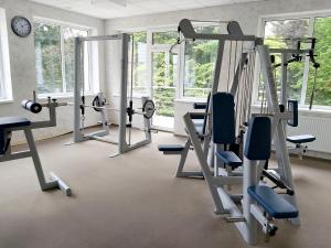 Fitness centrum a/nebo fitness zařízení v ubytování Hotel U Zámečku Cihelny