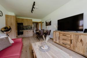 TV a/nebo společenská místnost v ubytování Apart Peak Ötztal