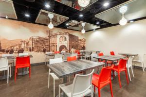Restaurace v ubytování CU Hotel Taipei