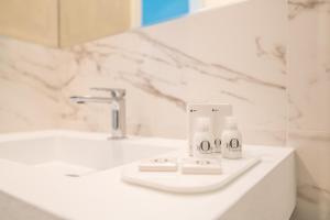 Koupelna v ubytování La Suite del Borghetto + 7 fotografií