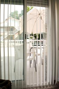 Балкон или терраса в Hostal Montevideo beachfront