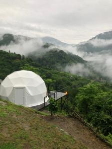 Příroda nedaleko luxury tent