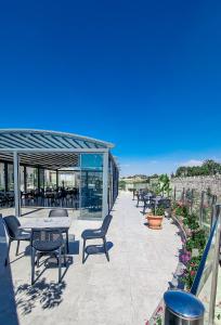 Balkón nebo terasa v ubytování Golden Walls Hotel