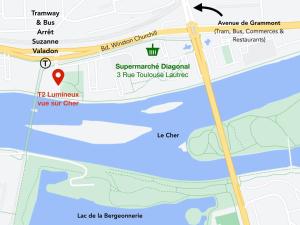 Fotografie z fotogalerie ubytování T2 lumineux vue sur Cher, 8mn Gare & centre v destinaci Tours
