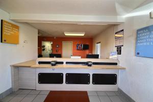 a waiting room at a hospital with a counter at Motel 6-Laredo, TX - South in Laredo