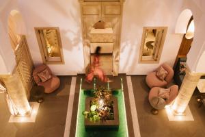 Posezení v ubytování Riad Nyla Wellness and Spa