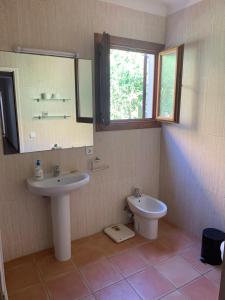 Kúpeľňa v ubytovaní Gemütliches Ferienhaus am Club Nautico, Santa Ponça