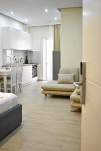 Kuchyň nebo kuchyňský kout v ubytování DelMar Apartments