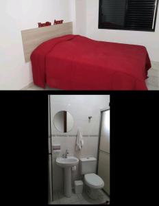 Ένα μπάνιο στο Apartamento Dias Felizes!