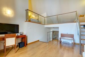 Cama o camas de una habitación en Oca Vitoria Village