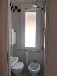 Koupelna v ubytování Hotel Oria