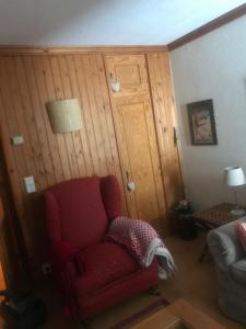 Posezení v ubytování Acogedor apartamento en Astun