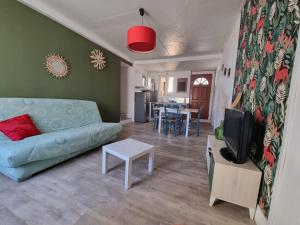 TV/trung tâm giải trí tại Joli appart. 2 à 8 pers. a 20 min du futuroscope