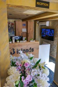 Preddverje oz. recepcija v nastanitvi Three Islands Hotel Of Ksamil