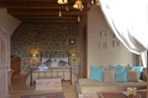 Posedenie v ubytovaní Nymfes Guesthouse