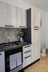 A kitchen or kitchenette at Chérie Apartment Tropea