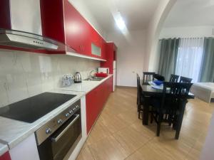 Kuchyň nebo kuchyňský kout v ubytování Holiday Home Shahini