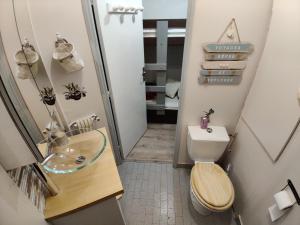 Kúpeľňa v ubytovaní Studio Pra-Loup, 1 pièce, 4 personnes - FR-1-165A-109