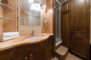 Kúpeľňa v ubytovaní Apartament z 3 sypialniami