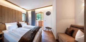 Postel nebo postele na pokoji v ubytování Appartements Plattnerhof