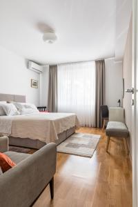 Postel nebo postele na pokoji v ubytování Top Location Apartment "Park"