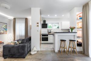 Kuchyňa alebo kuchynka v ubytovaní Top Location Apartment "Park"