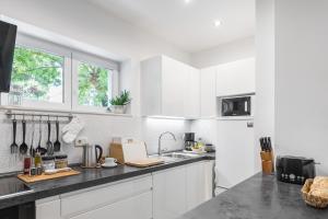 Kuchyňa alebo kuchynka v ubytovaní Top Location Apartment "Park"