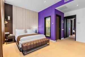 Postel nebo postele na pokoji v ubytování Ivy Garden Hotel Baku
