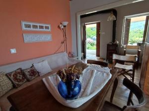 Istumisnurk majutusasutuses Beautiful Pelion Guesthouse with Spectacular Views