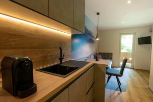 Cucina o angolo cottura di Das Lindtal - Appartements