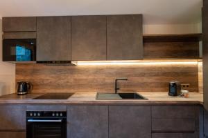 Cucina o angolo cottura di Das Lindtal - Appartements