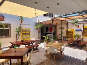 Restaurace v ubytování Casa Internacional Querétaro