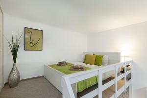 Postel nebo postele na pokoji v ubytování Budapest Holidays Central