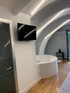 Telewizja i/lub zestaw kina domowego w obiekcie ESPEJO DE SOLEDADES