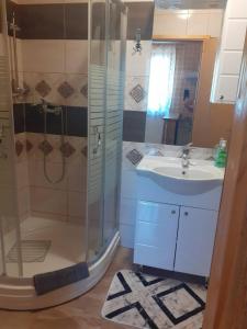 Koupelna v ubytování Apartman Marica