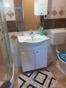 Koupelna v ubytování Apartman Marica
