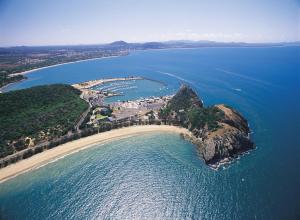 Majoituspaikan Rosslyn Bay Resort Yeppoon kuva ylhäältä päin