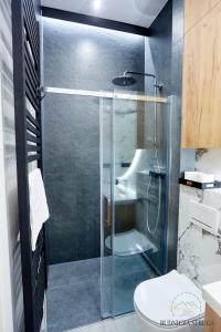 Et badeværelse på Apartament Budnicza Struga z Sauną i Parkingiem - 5D Apartamenty