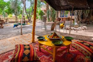 Zahrada ubytování Ecolodge La Palmeraie