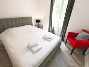 Posteľ alebo postele v izbe v ubytovaní SUPERBE MAISON 6 ch, 4 sdb, terrasses et billard