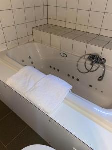Koupelna v ubytování Parkhotel Villa des Effats Vielsalm