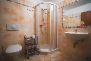 Kúpeľňa v ubytovaní Apartmány Jurica Boží Dar 84
